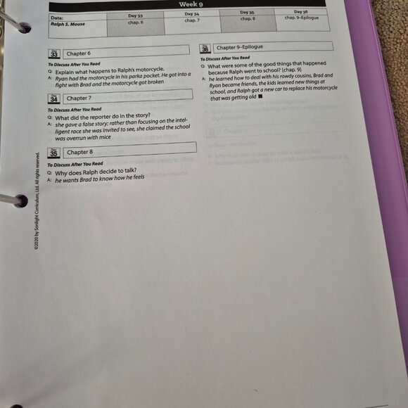 Sonlight Grade 4 Readers Guide - Picture 3 of 3